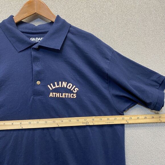 University of Illinois Fighting Illini Athletics Polo Shirt Mens Large - Picture 5 of 8